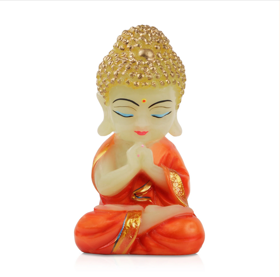 Buddha Statue | Resin Buddha Murti/ Radium Buddha Statue for Home Decor