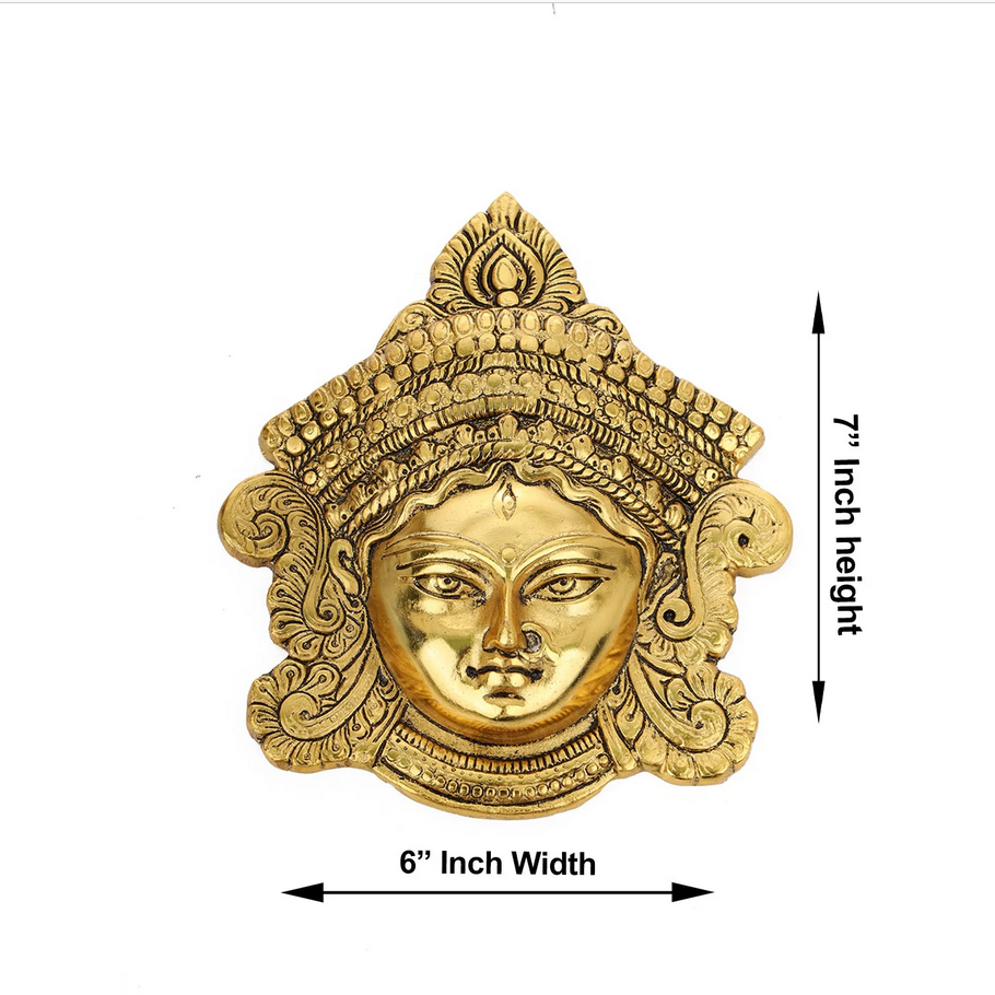 Durga Face Idol/ Durga Maa Murti Wall Hanging for Pooja