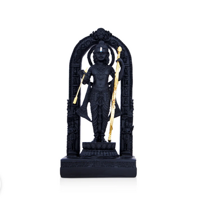 Ayodhya Rama Idol | Poly Resin Statue/ Black Ayodhya Ramar Statue for Pooja