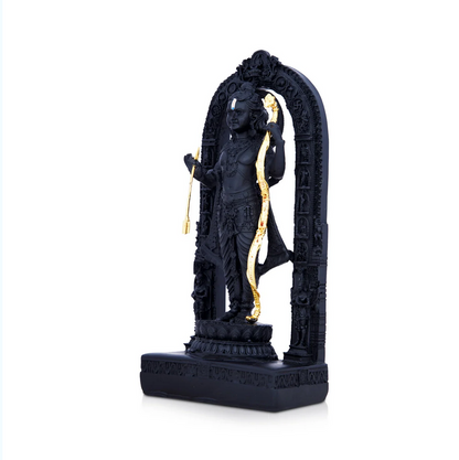 Ayodhya Rama Idol | Poly Resin Statue/ Black Ayodhya Ramar Statue for Pooja