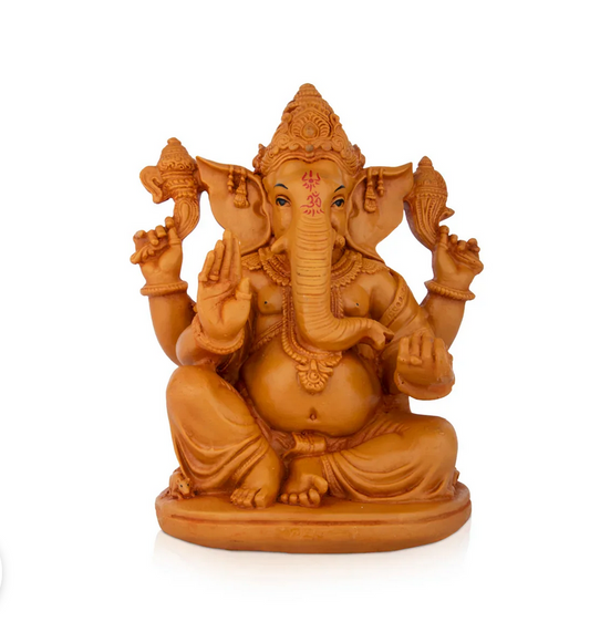 Ganesh Statue | Wooden Polish Statue