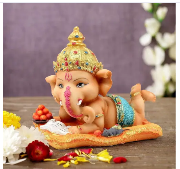 Ganesh Idol for Home Décor & Decorative Ganesha Statue for Decoration