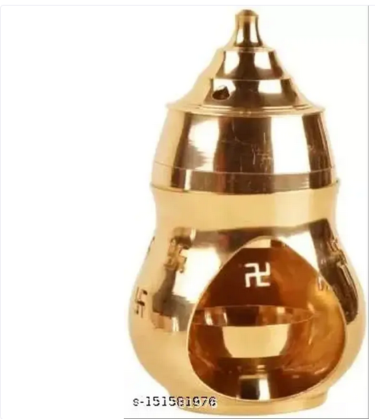 Camphor lamp Brass Kalash (Gold)