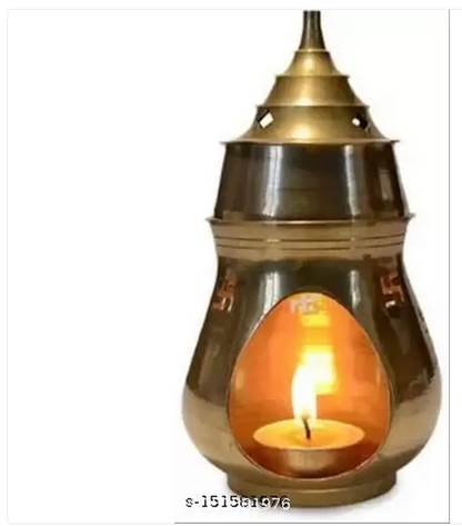 Camphor lamp Brass Kalash (Gold)