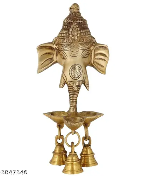 Ganesh Diya set Wall Hanging Idol Statues or Diwali ,Decoration