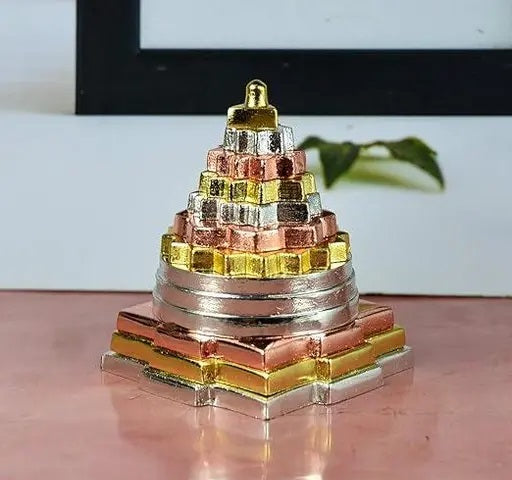 Meru Feng Shui Vastu Laxmi Maha Meru Shree Yantra for Positive Energy Wealth, Prosperity, Luck & Success