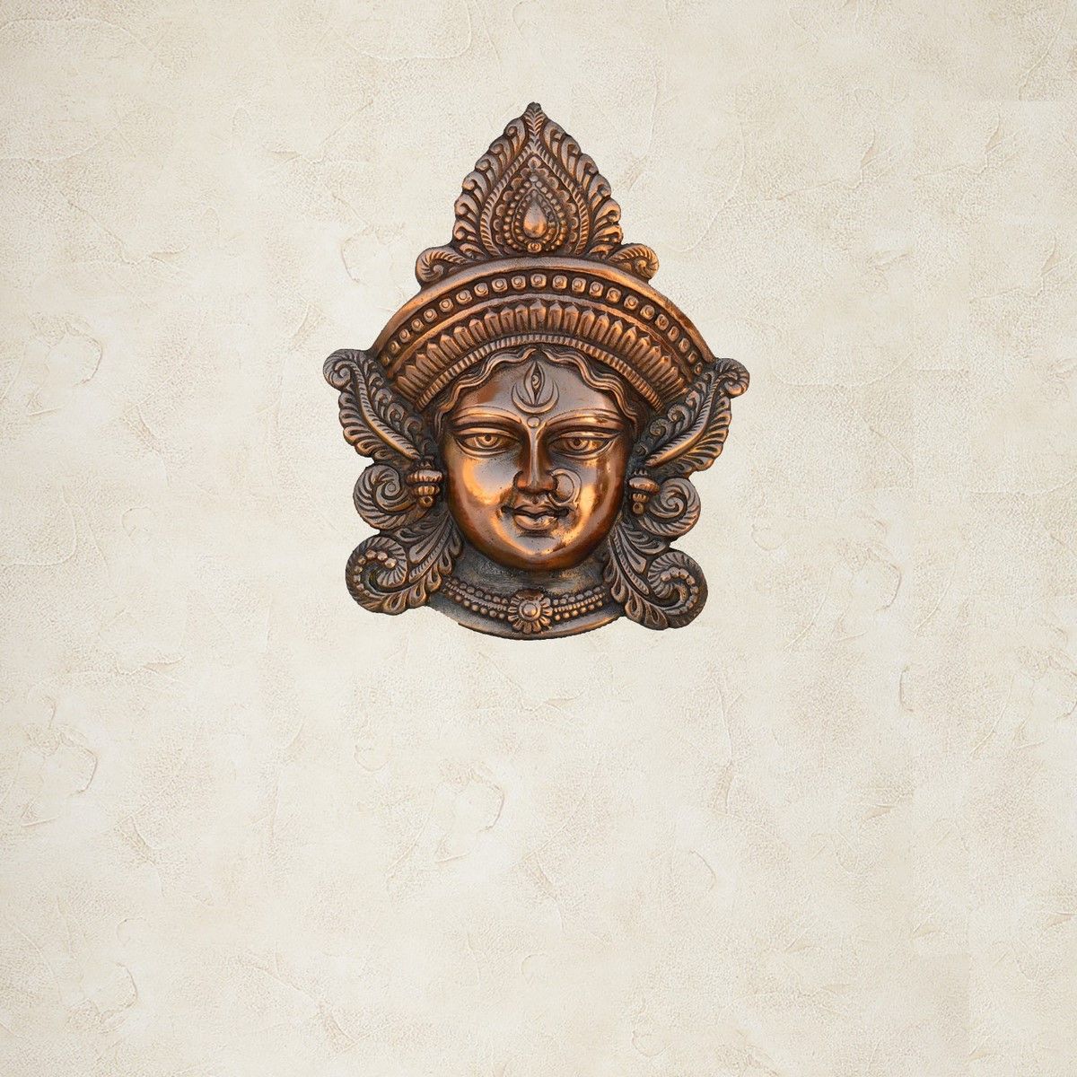 Goddess Durga | Metal Wall Hanging Piece